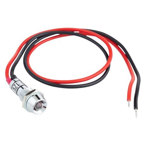 キジマ(Kijima) バイクパーツ インジケーターランプ 9mm クリア/レッド 217-6137