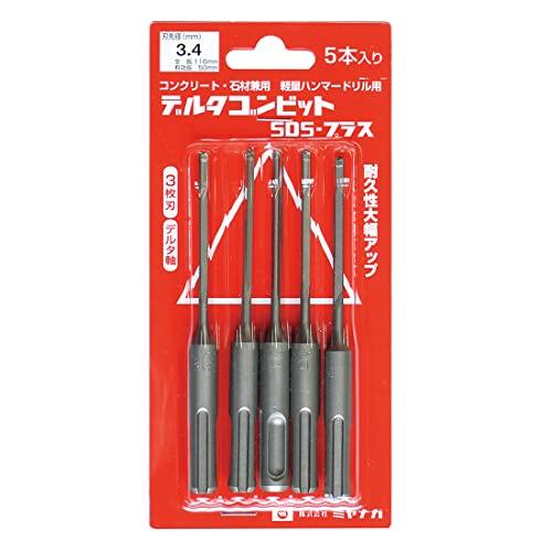 ミヤナガ(Miyanaga) デルタゴンビット SDS 3.4X116MM 5PCS DLSDS34...
