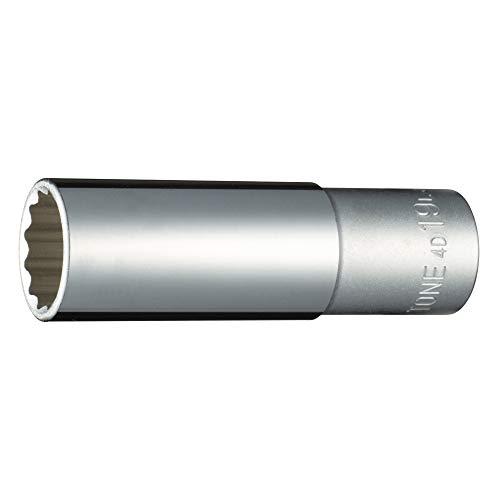 トネ(TONE) ディープソケット(12角) HP4D-19L 差込角12.7mm(1/2) 二面幅...