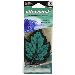 ホルツ 車用 芳香剤 SCENTS センツ ウルトラノスク オーシャンサーフ 3枚入 Holts NOR18-3P-80J 吊り下げ型 (旧 M｜hapitize