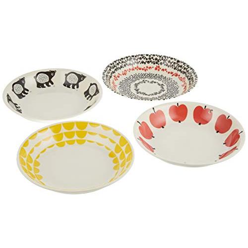 フィンレイソン Finlayson ハウスカ パスタ皿 シチュー皿 カレー皿 4柄 食器セット 直径...