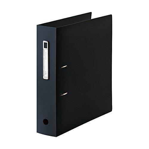 リヒトラブ リングファイル AZファイル A4S 2穴 ブラック F7687-24