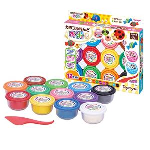 トイローヤル(Toyroyal) ローヤル カラフルねんどお米 (12色セット) お米ねんどセット ねんど遊び ( 発色 / 乾きにくい ) 子｜hapitize