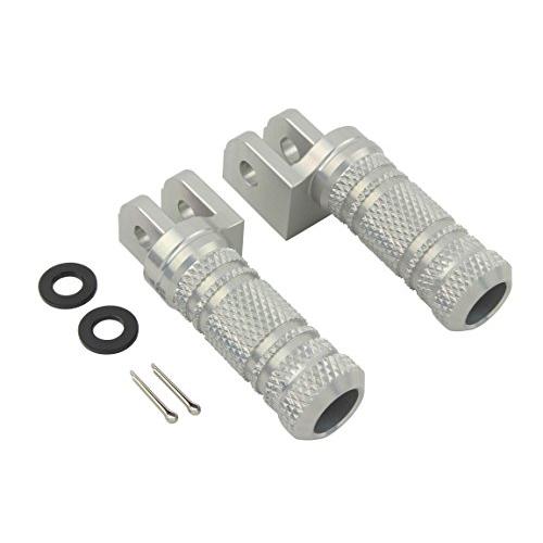 ポッシュ(POSH) バイク用品 アルミマシンドステップバー シルバー ホンダ/スズキ系 CB130...