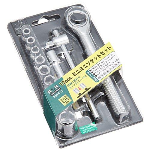 三共コーポレーション ミニミニソケットセット H&amp;H 6.35mm角 12点 1セット