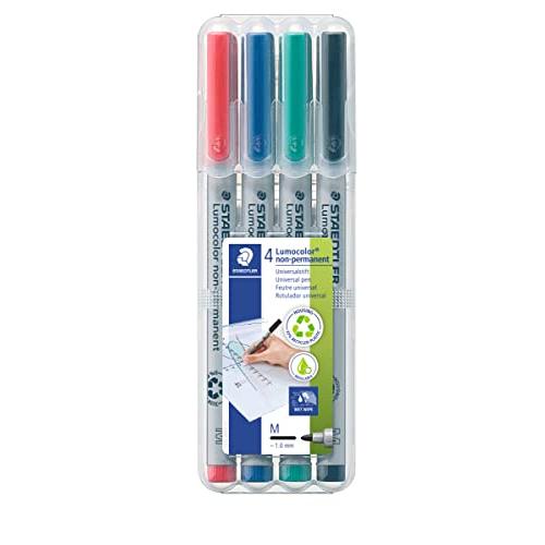 ステッドラー 水性ペン ルモカラー 細書き 4色 315 WP4