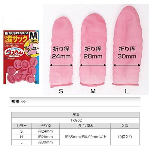 ささめ針(Sasame) TKG02 タスカル 指サック ピンク #M