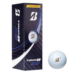 ブリヂストンゴルフ（BRIDGESTONE GOLF） ゴルフボール TOUR B XS 3個入り S2GXJ 3P （パ−ルホワイト/ＦＦ/M｜hapitize