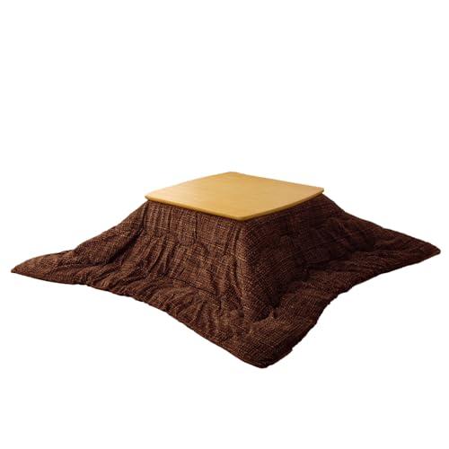 イケヒコ こたつ掛けふとん 正方形 ノート ブラウン 約190×190cm #6822309