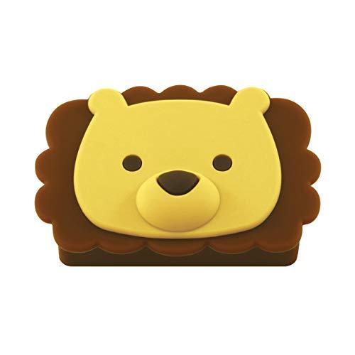 マックス ホッチキス針 シリコンカバー ケース付き りくちのいきもの ライオン NO.10-1M/S...