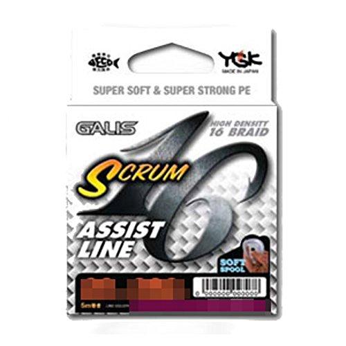 エックスブレイド(X-Braid) ガリス スクラム16 アシストライン 5Mダイニーマ 16本組 ...