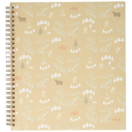 ナカバヤシ スクラップブック デミサイズ ハミングミント 北欧 ベージュ ア-SCD-HM-6