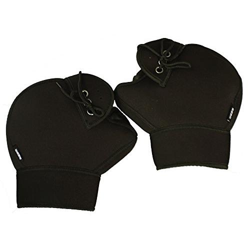 山城(yamashiro) 山城謹製 バイク用 防寒 極厚ハンドルカバー ブラック/ブラック 汎用タ...