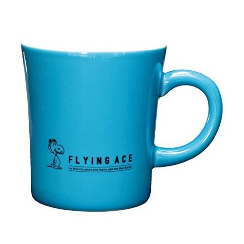「 PEANUTS(ピーナッツ) 」 スヌーピー フライングエース カラー 磁器 マグカップ 8.5...