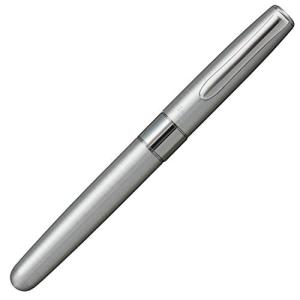 トンボ鉛筆 水性ボールペン ZOOM505 META ヘアラインシルバー BW-LZB04｜hapitize