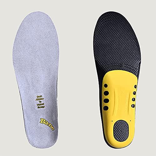 バネ インソール バランス機能UP 調節可能中敷き アスリート グリップ 全5サイズ ライト グレー...