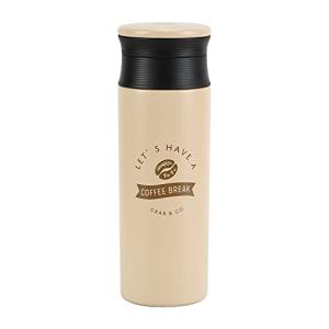 ベストコ 保温 保冷 マグボトル 500ml ベージュ ND-6817 コーヒービーンズ｜川西ストア
