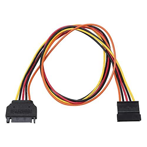 AINEX シリアルATA用電源延長ケーブル 50cm SA-048SAB