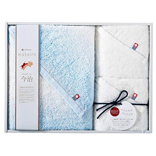 西川(Nishikawa) 今治 タオルギフト バスタオル 1枚 フェイスタオル 2枚 わたいろ 綿...