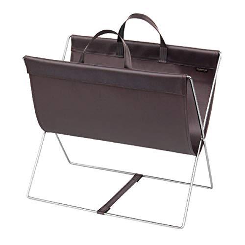 サキ 手荷物入れ セルフワゴン レザー調 PVC ブラウン R-357BR