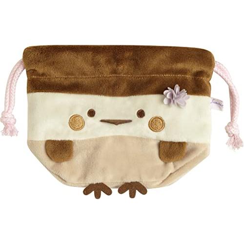 すみっコぐらし みんなでことりっコ ぬいぐるみミニ巾着 すずめ CA26301