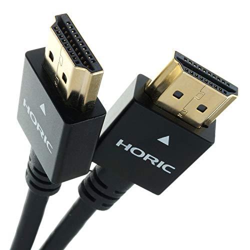 ホーリック HDMIケーブル 2ｍ 4K/60p 18Gbps HDR HDMI 2.0 スリム コ...