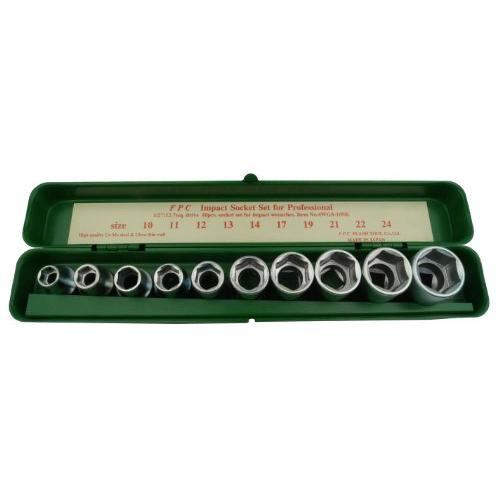 フラッシュツール スーパースリムショートソケットセット 4WGS-10SK 10ピース 1セット