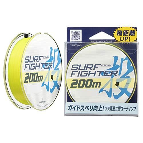 ヤマトヨテグス(YAMATOYO) ナイロンライン サーフファイター 投 200m 5号 レモン
