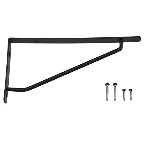 ハイロジック カラースレンダー棚受 180×90mm ブラック 98162