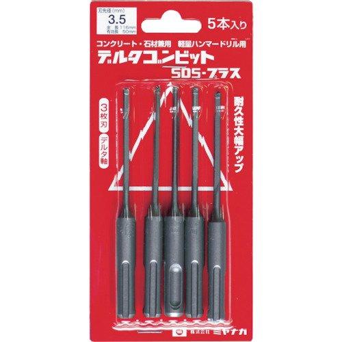 ミヤナガ(Miyanaga) デルタゴンビット SDS 3.5X116MM 5PCS DLSDS35...