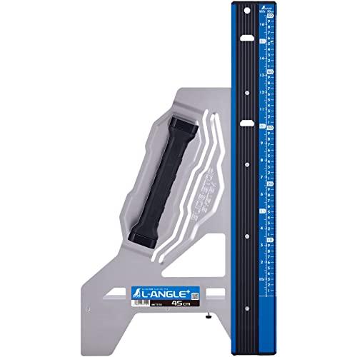 シンワ測定(Shinwa Sokutei) 丸ノコガイド定規 エルアングル Plus 併用目盛 45...