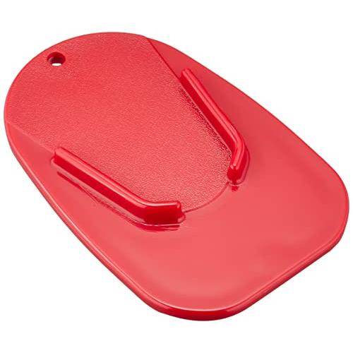 山城 謹製 バイク用 サイドスタンドパッド レッド YK-017