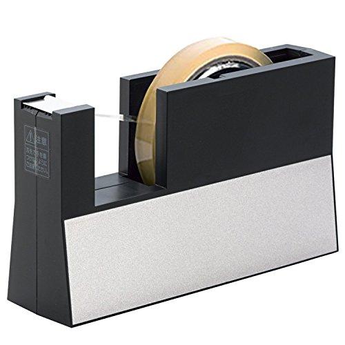 ニチバン テープカッター台 切り口まっすぐ直線美 TC-CB6 大巻 黒 5.1cm×11.3cm