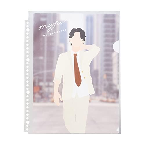 リヒトラブ myfa 推し活 クリアファイル 厚み0.1mm 10枚入り コレクションポケット ワイ...