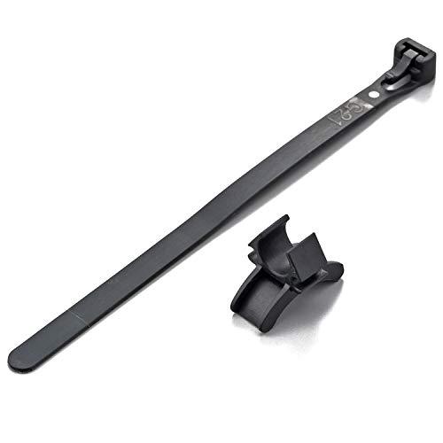 デイトナ(Daytona) バイク用 充電ケーブル オプション品 ケーブル取付用 ハンドルクランプ ...