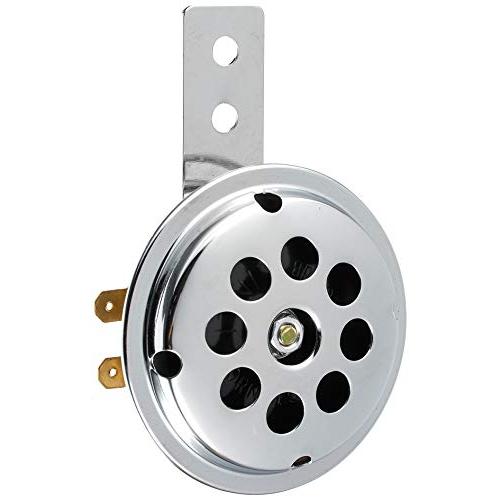 デイトナ(Daytona) バイク用 ホーン 6V φ70 取り付け穴φ6 メッキ丸穴 75555