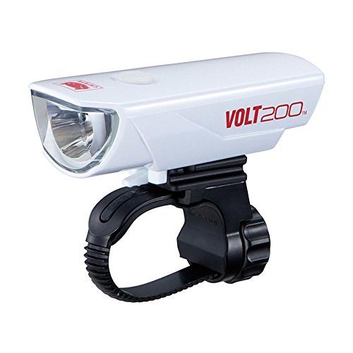 キャットアイ(CAT EYE) LEDヘッドライト VOLT200 USB充電式 ホワイト HL-E...