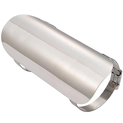 デイトナ(Daytona) バイク用 マフラーガード φ40-55対応 ステンレス製 バフ仕上げ ヒ...