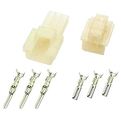 デイトナ(Daytona) HMコネクターセット 3極(マジェスティ等) コネクター(オス・メス)1...