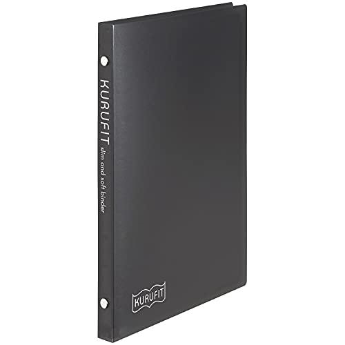 マルマン ルーズリーフ バインダー A5 クルフィット 20穴 ブラック F091-05