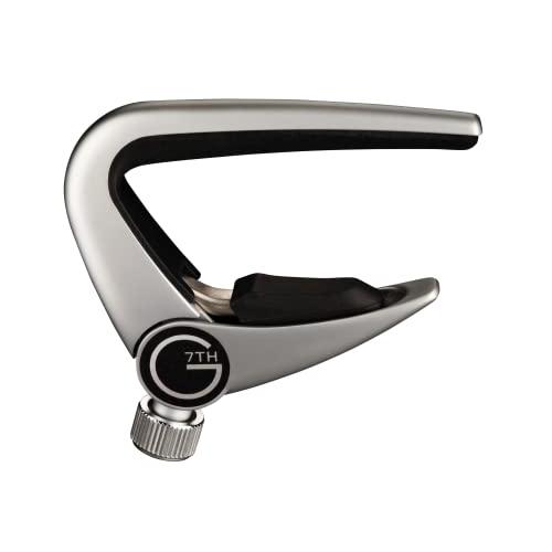 正規輸入品 G7TH NEWPORT CAPO 6弦フォーク用 SILVER(シルバー) カポタスト