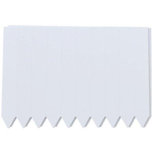 自然 園芸 カットラベル 10枚連結×10シート 白 10.5cm