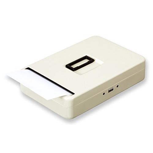 アスカ 金庫 安心保管ボックス スロットイン SB300 A4 スチール製 ワイヤー付き