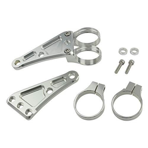 ポッシュ(POSH) バイク用品 マシンドロングヘッドライトステー 2サークルクランプタイプ フォー...
