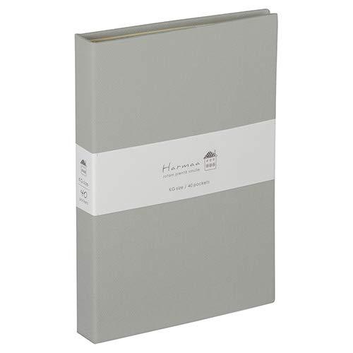 ナカバヤシ Harmaa（ハルマー） 溶着式ポケットアルバム KG判1段 A-HRKP-201-N ...