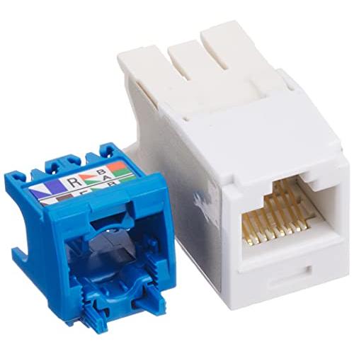パンドウイット Cat6A モジュラージャック 白 CJ6X88TGWH
