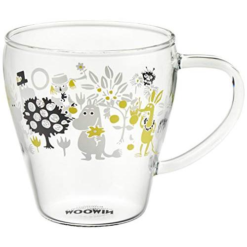山加商店 MOOMIN (ムーミン) 耐熱ガラス マグカップ 大きい 330ml ムーミン グッズ ...