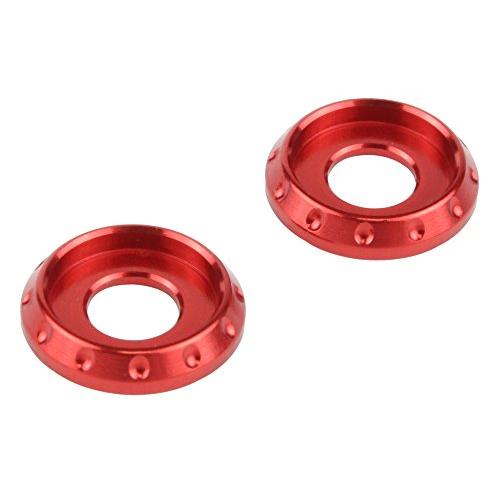 ポッシュ(POSH) バイク用品 NASAワッシャー レッド 2個入 M5 004185-02