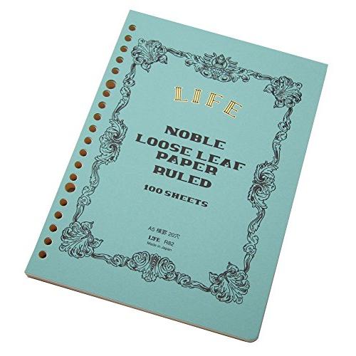 ライフ ノーブル ルーズリーフ 横罫 A5 R82