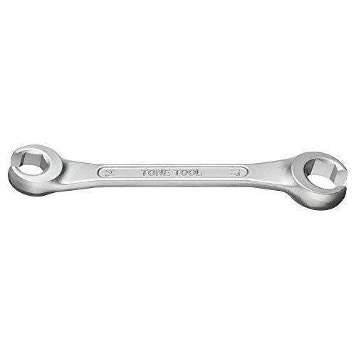 トネ(TONE) フレアナットレンチ(15°) M26-1417 二面幅14×17mm